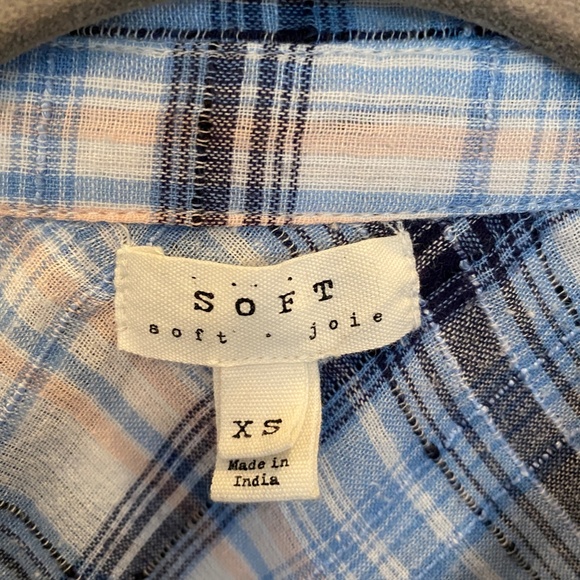 Soft Joie Lilya Plaid Button Down | XS - Picture 5 of 8
